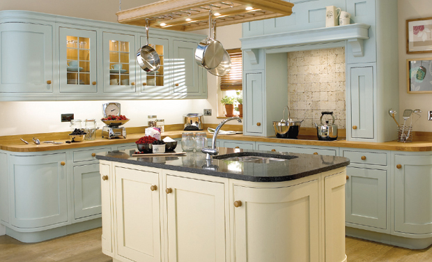 Iona Painted Cream & Powder Blue